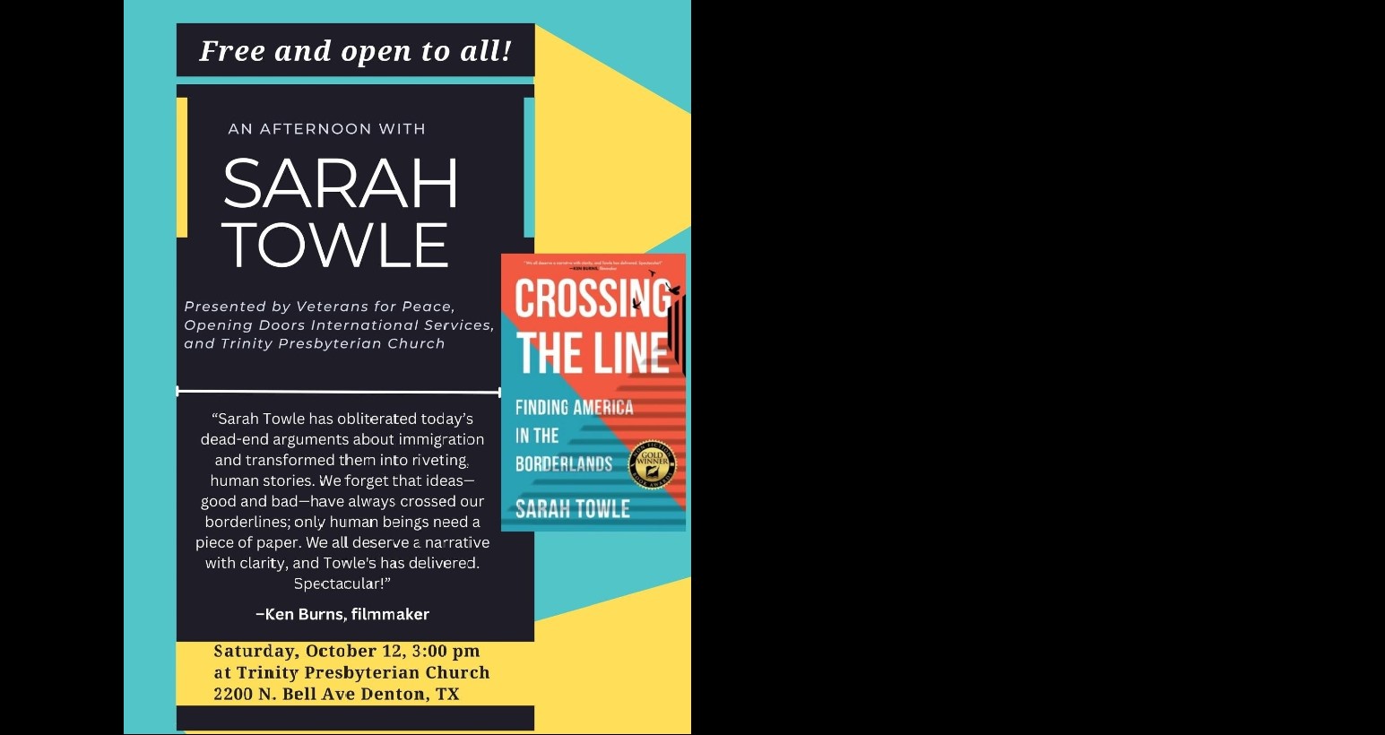 Crossing the Line - Book Tour Event